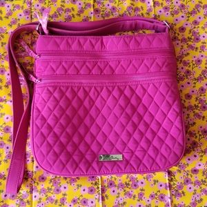 * SOLD Vera Bradley Hot Pink Hipster Crossbody Bag